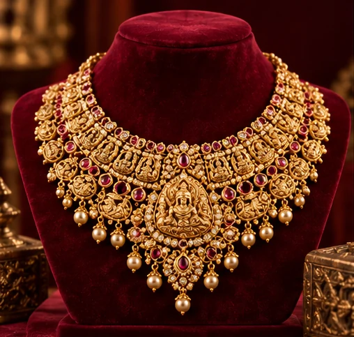 Traditional gold necklace